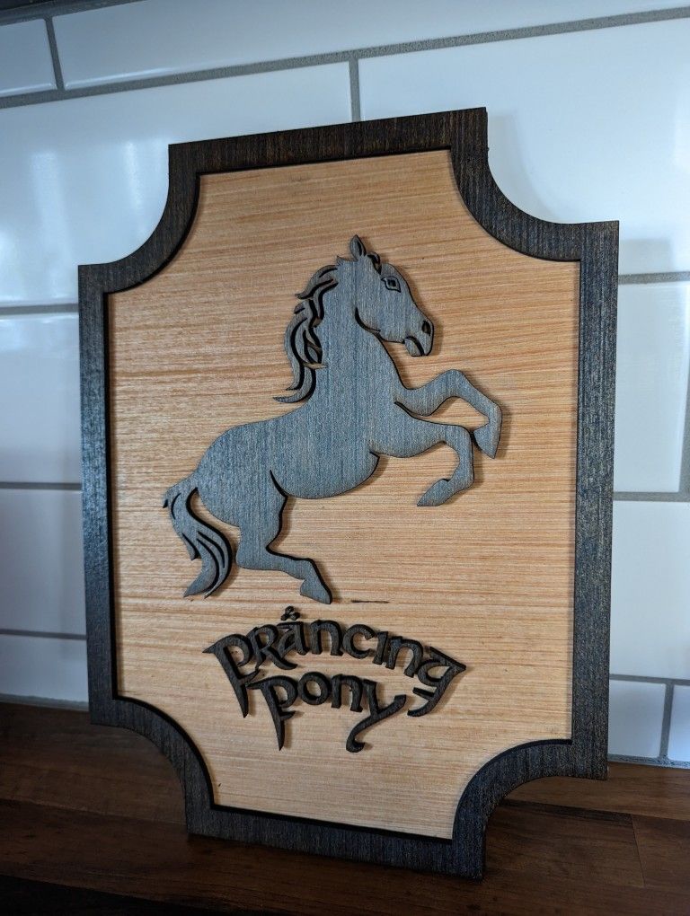 Prancing Pony Sign