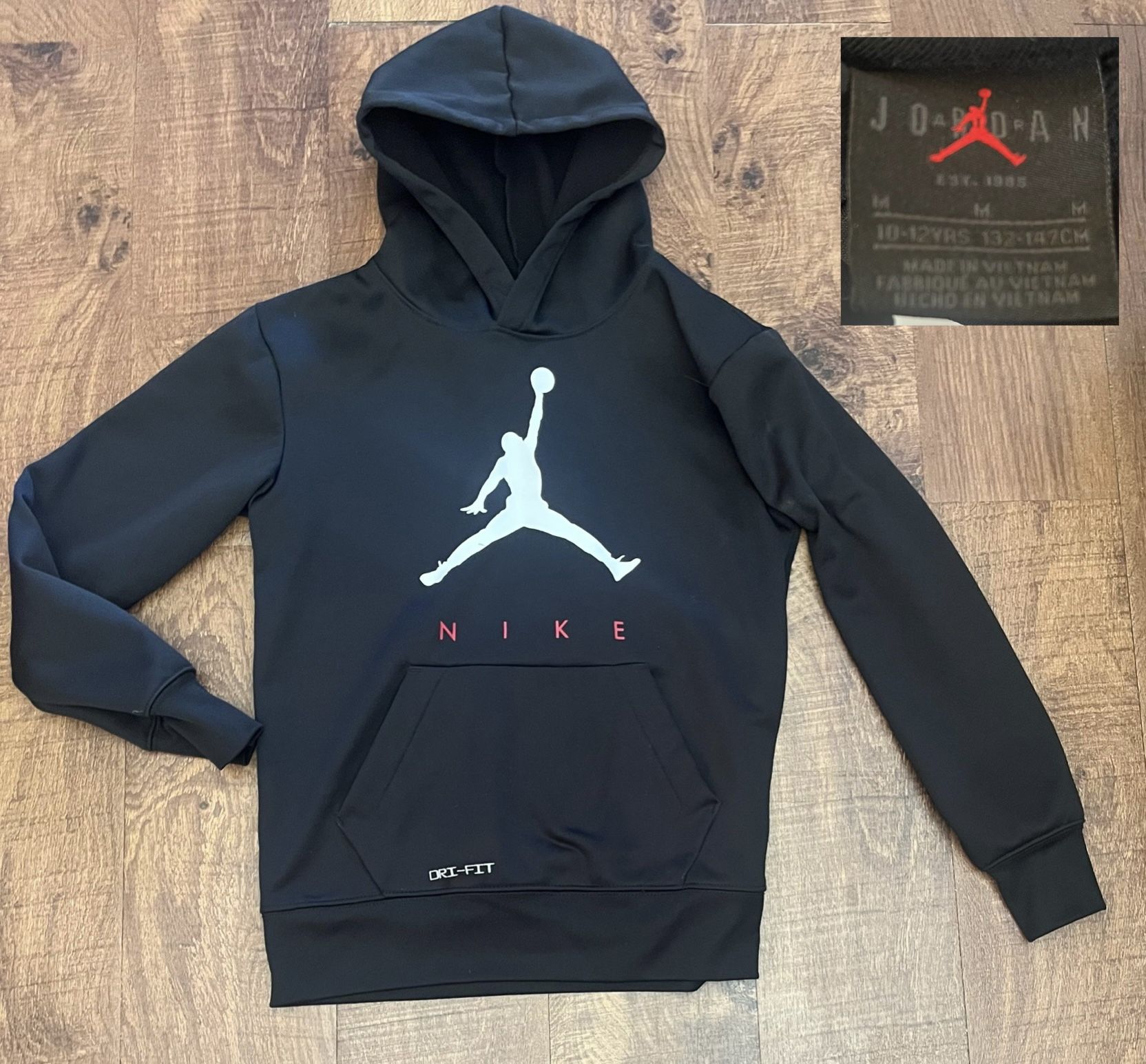 Nike Air Jordan Boy Youth Hoodie Sz Medium 