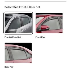 2012 Honda Accord Window Deflectors