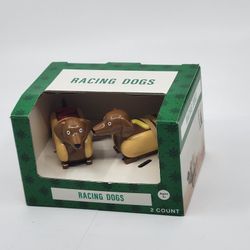 Racing Wind-Up Dachshund Weiner Dogs NEW sealed, in original box. UPC 
1(contact info removed)0616.
weight 4oz plus shipping materials.