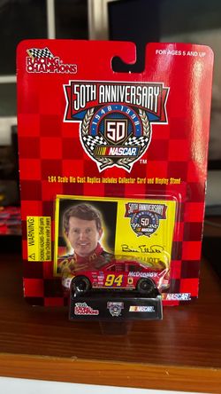 1/64 Scale Diecast Bill Elliot and Autographed Boris Said NASCAR