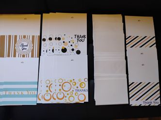 Thank You Cards Lot of 72
