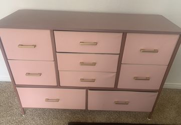 Pink Gold Dresser
