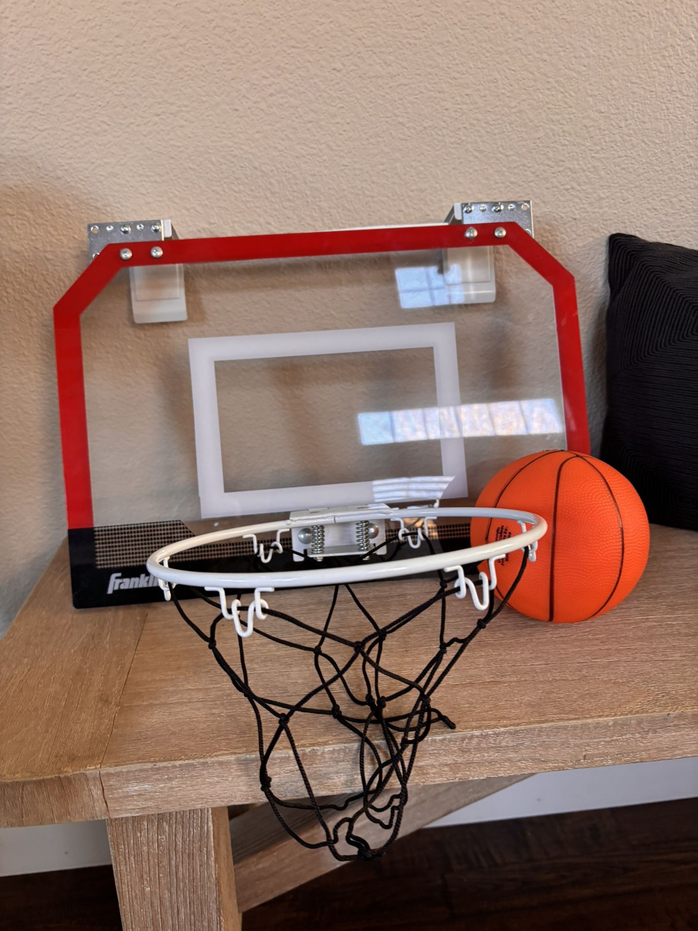 Over the door basketball hoop