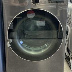 LG 7.4 cu. ft. Vented Gas Dryer in Black Steel w/TurboSteam Sensor Dry Tech