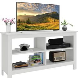 TV Media Console Table for TVs up to 50 Inches (43 Inches White)

