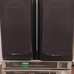 Panasonic Stereo & BIC Shelf Speakers