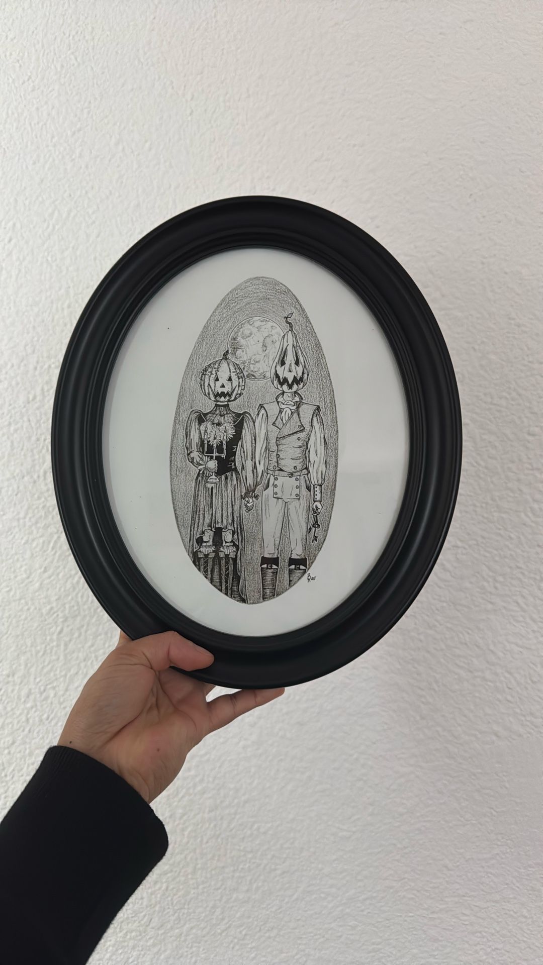 Pumpkin People Art Print