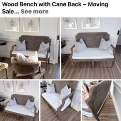 Came Back Wood Bench 