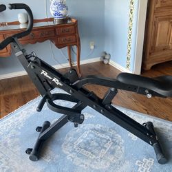 Power Rider Rower Fitness Machine By Guthy-Renker In Heavy Metal - Very Stable & Sturdy