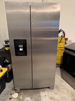 whirlpool double door fridge(handles included)