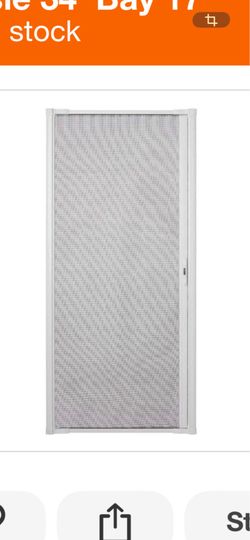 36 in. × 80 in. LuminAire White for Single Entry Door 32 in.-36 in. Universal Handed Aluminum Retractable Screen Door