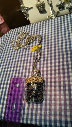 Gold plated Jesus Necklace