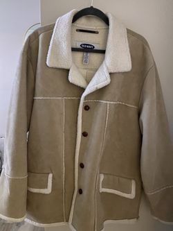 Old Navy Suede/ Sherpa Jacket 