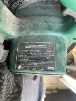 Masterforce 6 1/2" Circular Saw