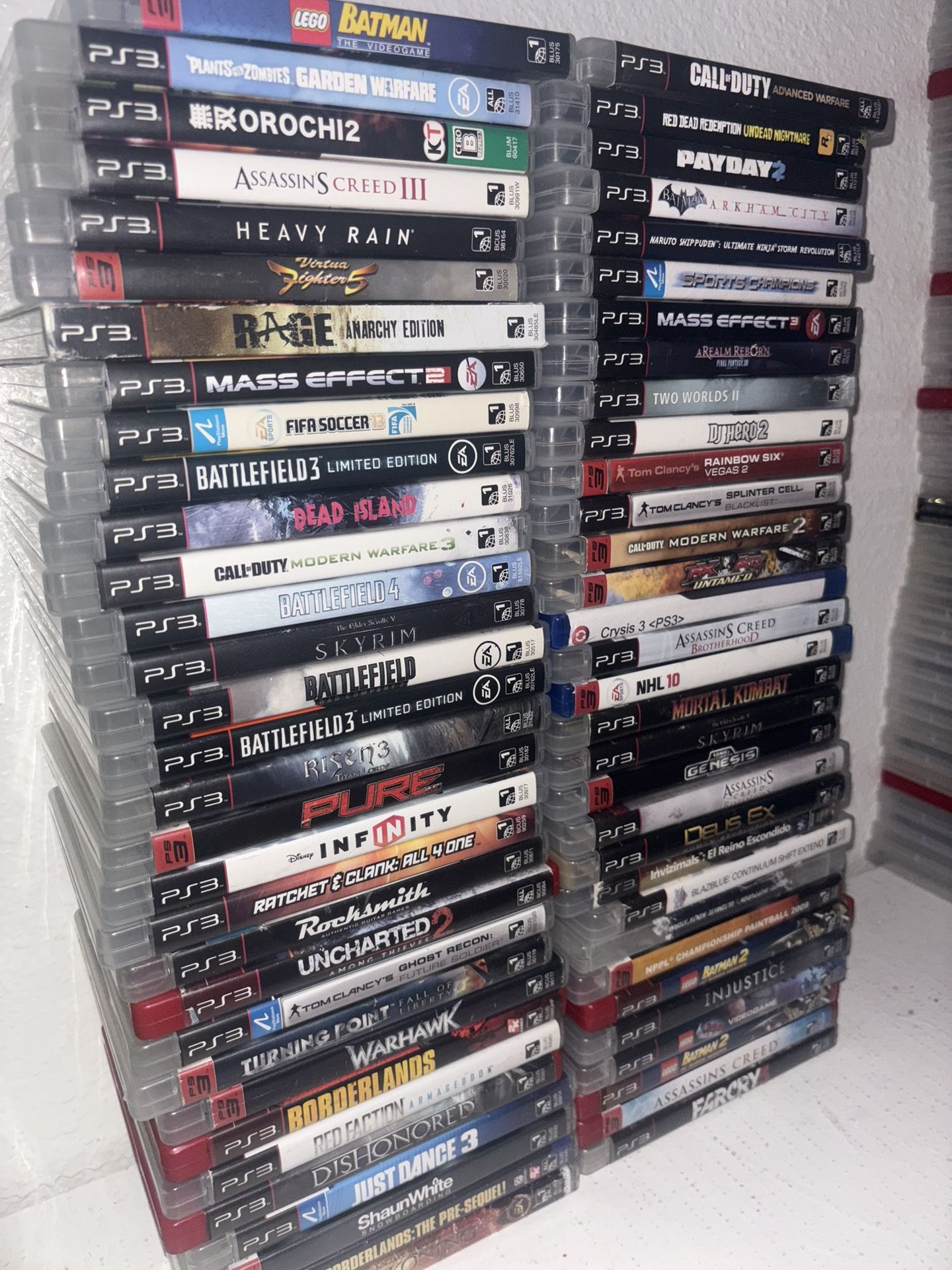 Games For PS3 5$ Each