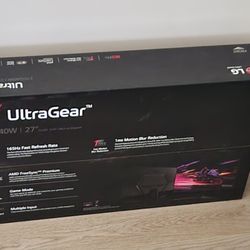 LG  ULTRAGEAR 27IN GAMING MONITOR