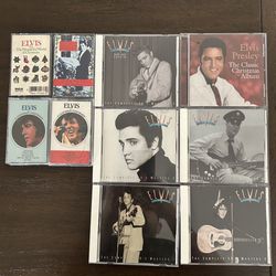 Elvis Cd And Tapes Collection Vintage 