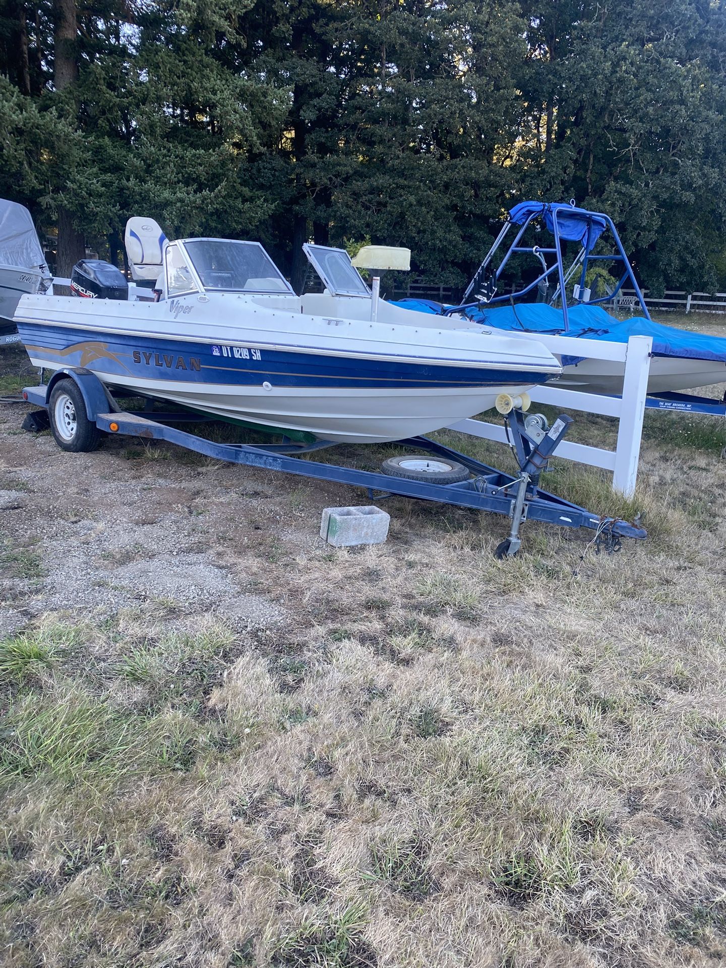Sylvan Fishing Boat And Trailer