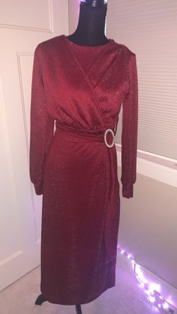 Women Christmas Dress Red Prom