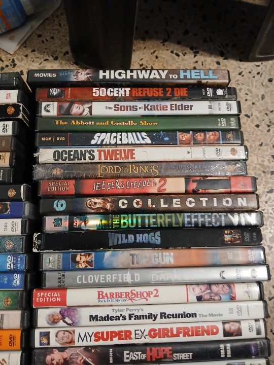 50 DVDS