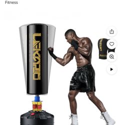 LEKÄRO Punching Bag 70" with Boxing Gloves, Heavy Boxing Bag with Stand Kickboxing Bag for MMA Muay Thai Fitness