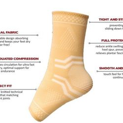 Foot Sleeve With Compression Wrap
