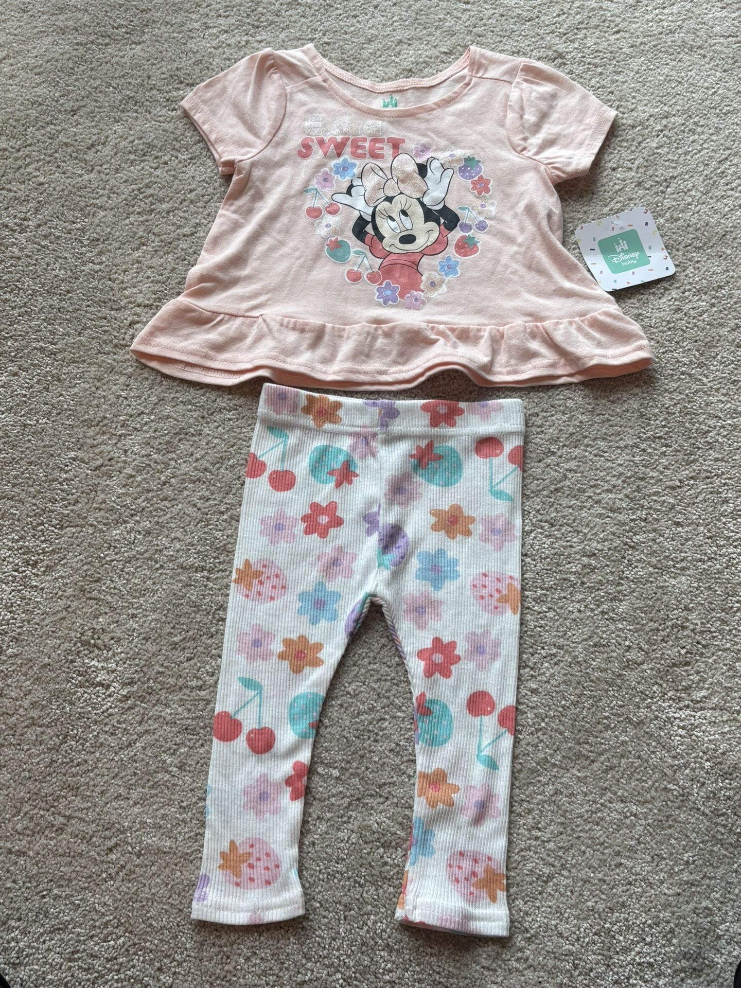 Baby Girl Outfits & Bib Sets 12 Months