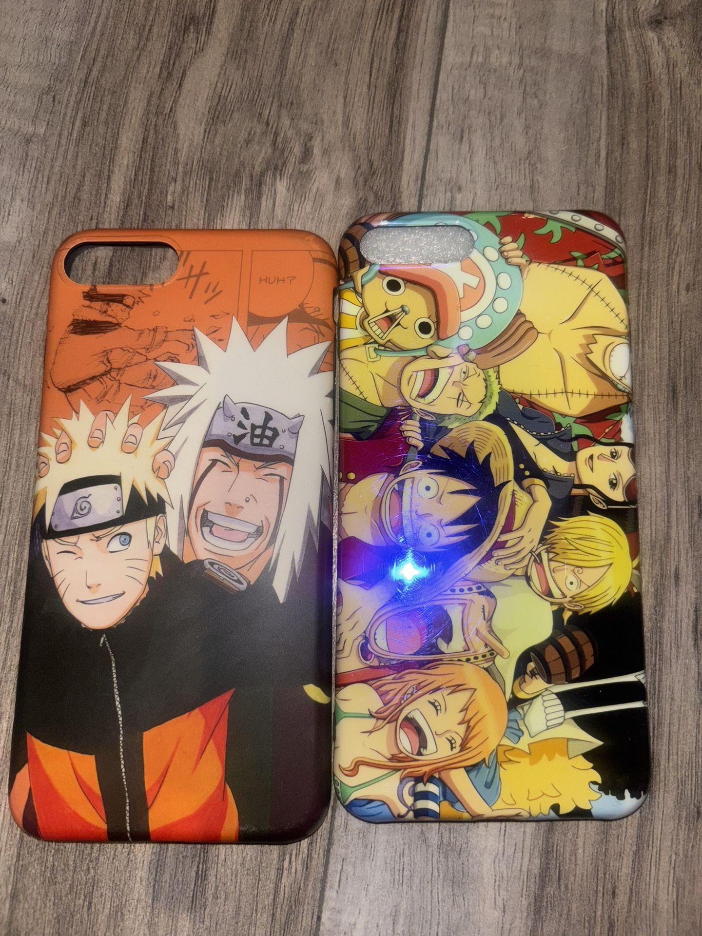 Anime Phone Cases (Naruto & One Piece)