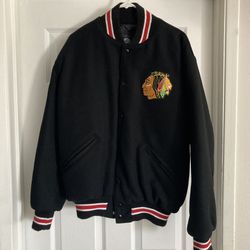 NWT Chicago Blackhawks Wool Jacket 