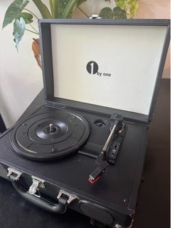1 By One Suitcase Record Player
