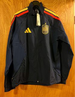 Spain National Team Adidas 2026 Home Full-Zip Game Day Anthem Jacket