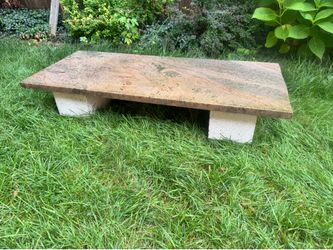 Natural Stone Garden Banch Top