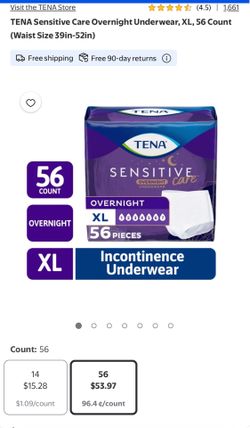 Xl & large disposable diapers for women
