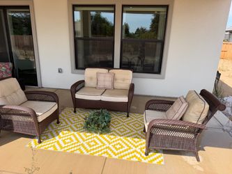 Four piece outdoor wicker, Patio set