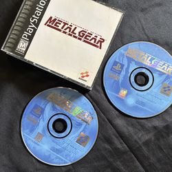 PS1- Metal Gear Solid game (2 Discs) 