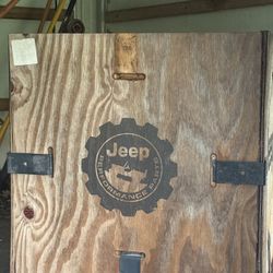 Jeep Crate With Suspension Parts