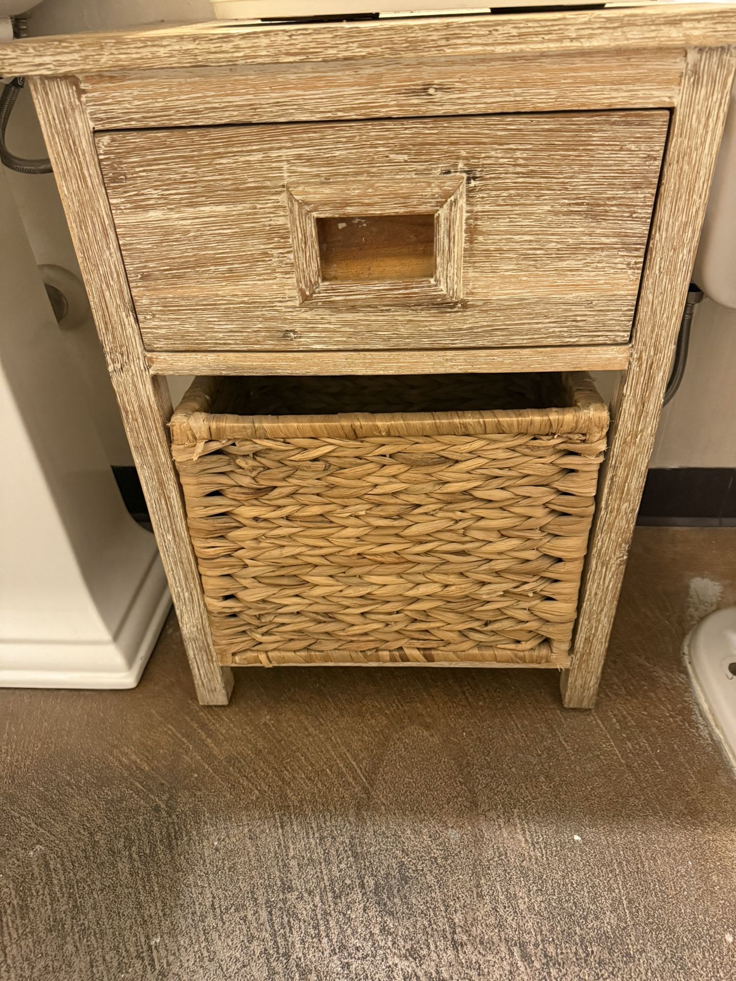 Rattan End Table