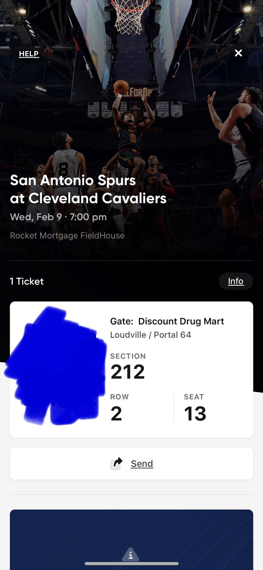 Cavs Vs Spurs Ticket