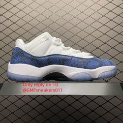 Air Jordan 11 Low SE  Navy Snakeskin