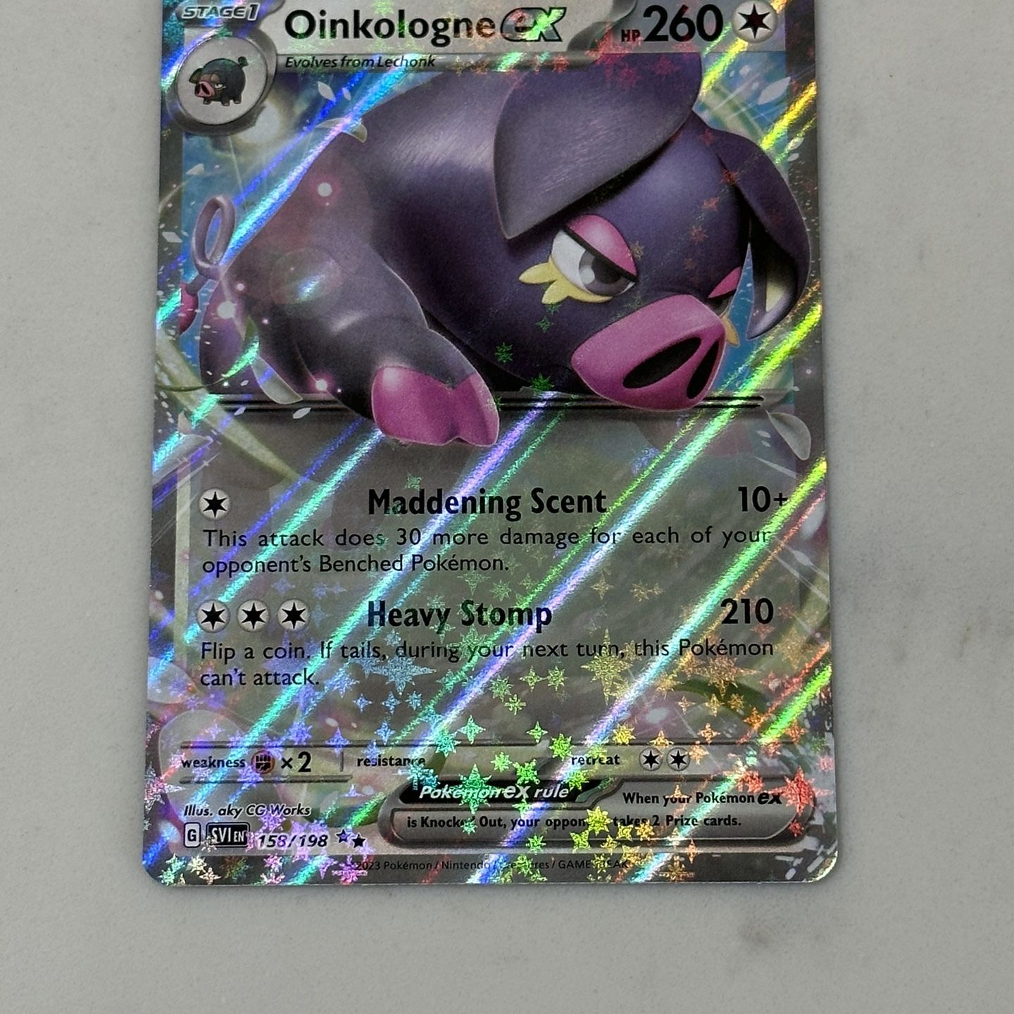 oinkologne pokemon card Oinkologne | Paldean Fates