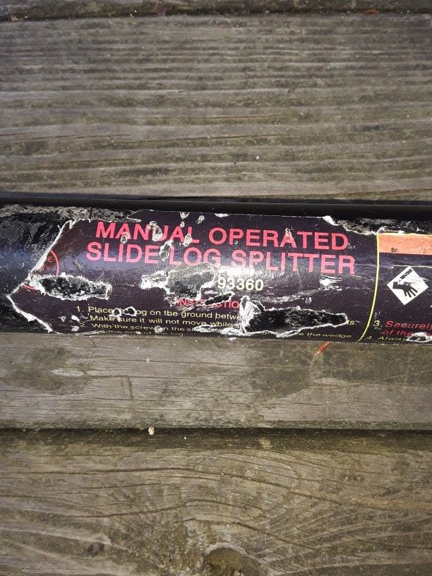 Handheld Log Splitter