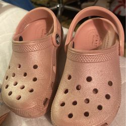 Child’s Size9 Pink Croks 