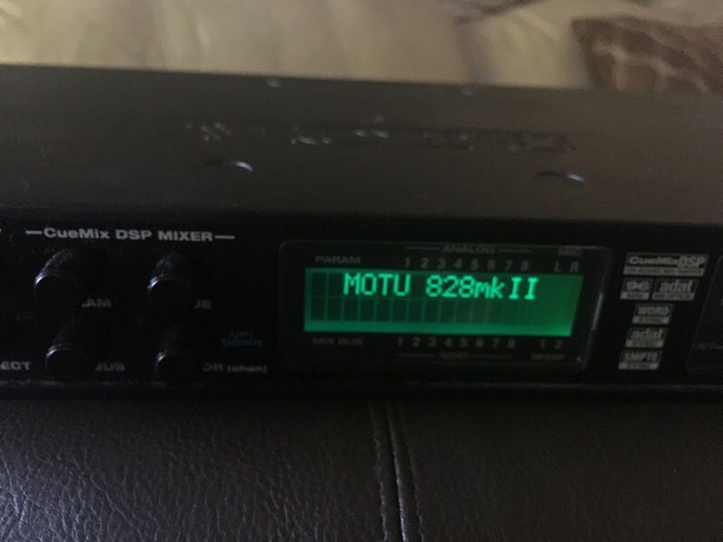 MOTU 828mk2fw FireWire audio interface 2000s Black