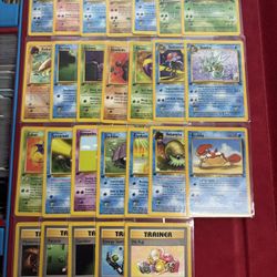 Pokémon Card 1st Edition Fossil Set Lot of 26 Cards Commons/Uncommons