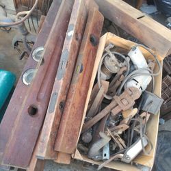 Vintage Leveler ,Tools, Vintage Fishing Poles
