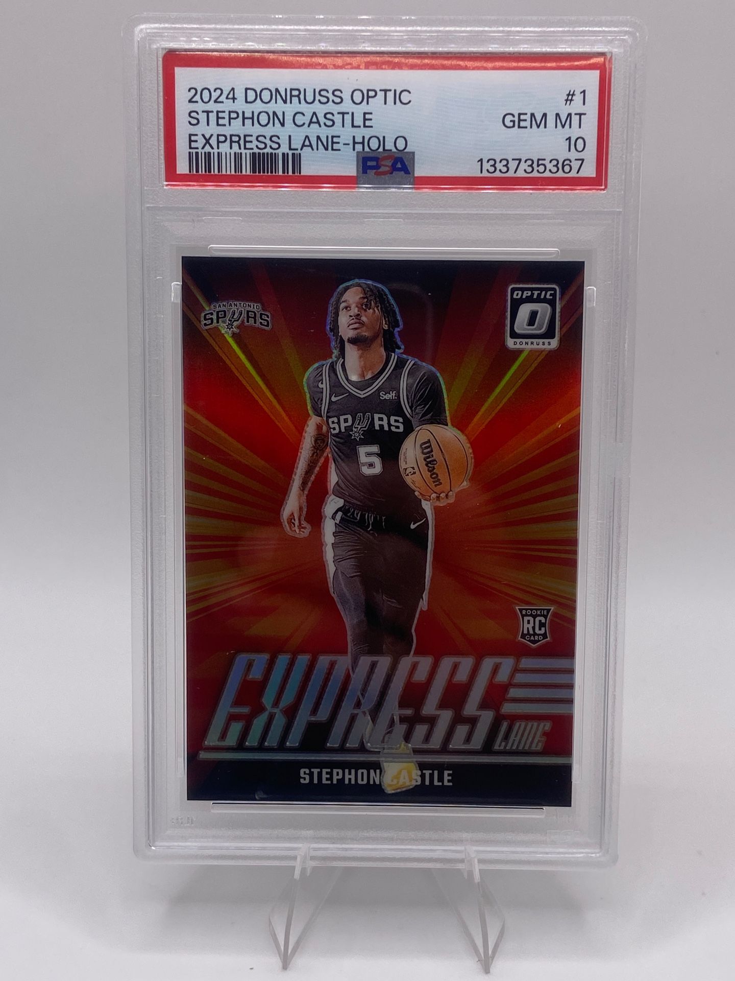Stephon Castle Optic Express Lane Holo PSA 10 - $80