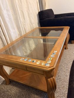 Coffee Table With Two Side Tables