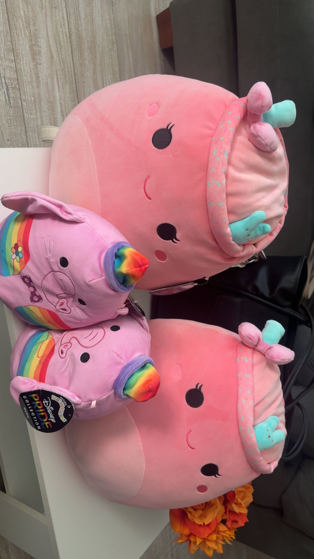 New Purses and Stuffed Squishmallows