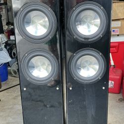 Kirsch Hi Fidelity Home Audio Prodigy K702 3 Way Tower Speaker  Set 2